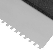  Шпатель зубчатый 300мм, зуб 10х10мм, пластмассовая ручка, нержавеющая сталь 