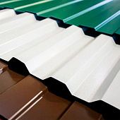 Профнастил С8 0.45х3000х1200мм RAL 9003 сигнальный белый Профнастил С8 0.45х3000х1200мм RAL 9003 сигнальный белый