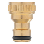 Адаптер латунный, 1/2", внутренняя резьба// PALISAD , 66271 Адаптер латунный, 1/2", внутренняя резьба// PALISAD , 66271