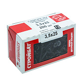 Саморезы гипсокартон-метал ШСГМ 3,5х25мм, 200шт, фосфатированные Саморезы гипсокартон-метал ШСГМ 3,5х25мм, 200шт, фосфатированные