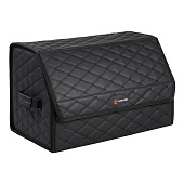 Бокс-органайзер в багажник 55х30х35 см AIRLINE стеганый Ромб Черный Бокс-органайзер в багажник 55х30х35 см AIRLINE стеганый Ромб Черный