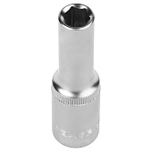 Головка торцовая (1/2")FLANK удлиненная, 10мм, ЗУБР Головка торцовая (1/2")FLANK удлиненная, 10мм, ЗУБР