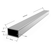  Труба профильная  80х40х3 