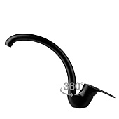  Смеситель для кухни авиац. эко-алюминий 40-й картридж черный A3113H 