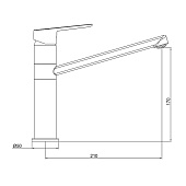  Смеситель д/кухни Delta 3210268C-G0115 Gross Aqua 