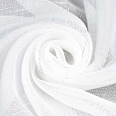  Тюль Лен 300х260 утяжелитель белый/серебро /Легранд 