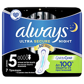 Гигиенические прокладки Always Ультра найт 7шт Гигиенические прокладки Always Ультра найт 7шт