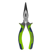 Длинногубцы прямые 160мм, фосфатирование, трехкомпонентные рукоятки, Сибртех Длинногубцы прямые 160мм, фосфатирование, трехкомпонентные рукоятки, Сибртех