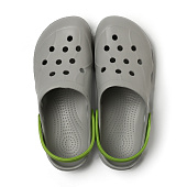 Сабо женские Ола, дымчато-серый/салатовый, СБ-502, размер 38 Сабо женские Ола, дымчато-серый/салатовый, СБ-502, размер 38