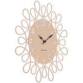  Часы настенные Фантазия Рубин, d-50 см,металл, открытая стрелка, бежевый , 5024-003 