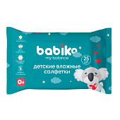 Салфетки влажные BABIKO My balance 25шт с пантенолом детские