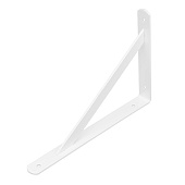 Кронштейн 300х200х30х4мм, усиленный, белый, Сибртех Кронштейн 300х200х30х4мм, усиленный, белый, Сибртех