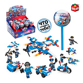 Конструктор UNICON Патруль,чупа-чупс - сюрприз, МИКС SL-04748 5254642 Конструктор UNICON Патруль,чупа-чупс - сюрприз, МИКС SL-04748 5254642