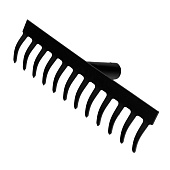 Грабли прямые, 12 зубьев, без черенка, Сибртех 61746 Грабли прямые, 12 зубьев, без черенка, Сибртех 61746