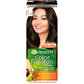 Garnier краска д/волос Колор Нэчралс №3 Темный каштан Garnier краска д/волос Колор Нэчралс №3 Темный каштан