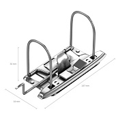 Папка-регистратор А4 ErichKrause Colors, разборная, 50 мм, этикетка, кант серая, 18419 Папка-регистратор А4 ErichKrause Colors, разборная, 50 мм, этикетка, кант серая, 18419