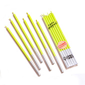 Набор свечей в торт, 6 штук "Исполнение желаний", 15 см, салатовый 9785819 Набор свечей в торт, 6 штук "Исполнение желаний", 15 см, салатовый 9785819