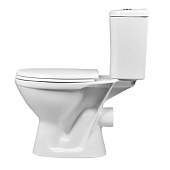 Унитаз-компакт Pro горизонтальный выпуск с арматурой и сиденьем Santeri Унитаз-компакт Pro горизонтальный выпуск с арматурой и сиденьем Santeri