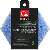 Набор губок для мытья тефлоновой посуды GRIFON , 2 шт. 900-008 Набор губок для мытья тефлоновой посуды GRIFON , 2 шт. 900-008