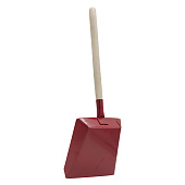  Совок хозяйственный металлический, деревянная ручка, 61-1-011 