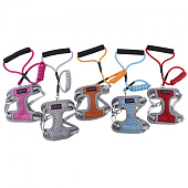  Набор для собак (поводок круглый 120 см, шлейка-жилет), микс, арт. 10922-8655 Код 270665 