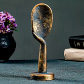  Фигурка гипс «Бюст: Маска в руке», винтаж, 20 см 7503598 