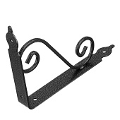  Кронштейн 190х140х25х3мм, декоративный, темно-серый, Сибртех 