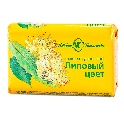  Мыло туалетное Липовый цвет 90г НК 