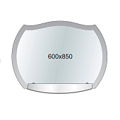  Зеркало бытовое 600х850 с 2 пластинами + 2 кронштейна /ЗРП-078 