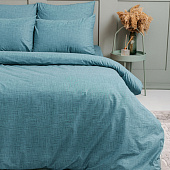 Простыня на резинке Цвет Эмоций, 200х200х20 см, поплин, серо-голубой текстура Простыня на резинке Цвет Эмоций, 200х200х20 см, поплин, серо-голубой текстура