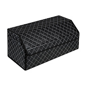 Органайзер багажника, 65х30х28 см, экокожа, Premium, черный Органайзер багажника, 65х30х28 см, экокожа, Premium, черный