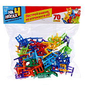 Игра настольная На 4 ногах, большая версия, 70 стульев 7722464 Игра настольная На 4 ногах, большая версия, 70 стульев 7722464