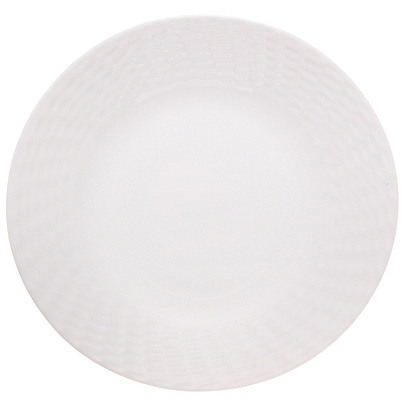 Тарелка White magic 26 см Строчка 403-0202 Тарелка White magic 26 см Строчка 403-0202