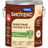Защитный Состав Биотекс беленый дуб 2,7л Защитный Состав Биотекс беленый дуб 2,7л