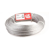 Трос стальной DIN 3055 1мм (100 м) Трос стальной DIN 3055 1мм (100 м)