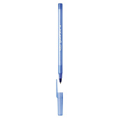  Ручка шариковая Bic Round Stic, синяя, корпус голубой, 1 мм, 934598 