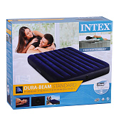 Intex Кровать надувная Classic downy (Fiber tech) Квин, 1,52м x 2,03м x 25см, 64759 Intex Кровать надувная Classic downy (Fiber tech) Квин, 1,52м x 2,03м x 25см, 64759