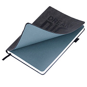  Ежедневник недатированный А5 138х213мм BRAUBERG BeStyle резинка, держатель, 160л, графитовый, 116215 