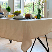 Скатерть (лен) 136х220 Этель ECO молочный 9631135 