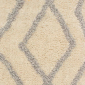  Коврик для ванной 50х80 серый хлопок 65882 