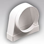 Соединительное колено 110х55 D100мм 90град Арт.521 Соединительное колено 110х55 D100мм 90град Арт.521