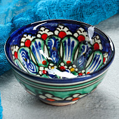 Пиала коньячная малая Риштанская Керамика 8,5см микс 1573747 Пиала коньячная малая Риштанская Керамика 8,5см микс 1573747