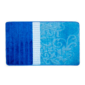 Коврик для ванной 60х100 Silver SLV 202010 - SAX M Blue Bombini