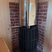  Огнеупорный лист 1200х600х10мм Декор кирпич красный /ОгнеупорОFF 