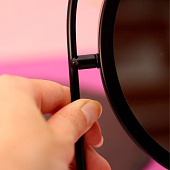  Зеркало настольное GIRLY "Black sun", black 