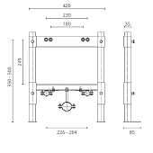  Инсталляция для биде Solid bide BK0204010 CTESI 