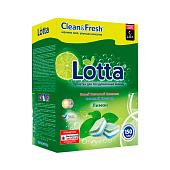 Таблетки для посудомоечных машин Lotta (Clean&Fresh) All in 1, 150 таб.