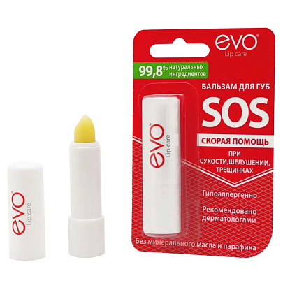Бальзам для губ EVO SOS 2,8гр Бальзам для губ EVO SOS 2,8гр