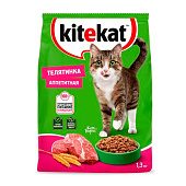 Сухой корм KiteKat Аппетитная телятина 1,3 кг