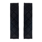  Накладки на ремень безопасности SKYWAY алькантара черная 2шт 